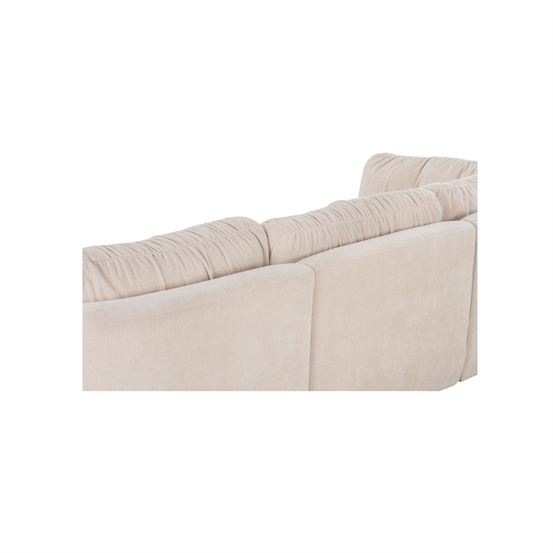 Moe's Home Collection Matina Modular Sofa Fabric Beige