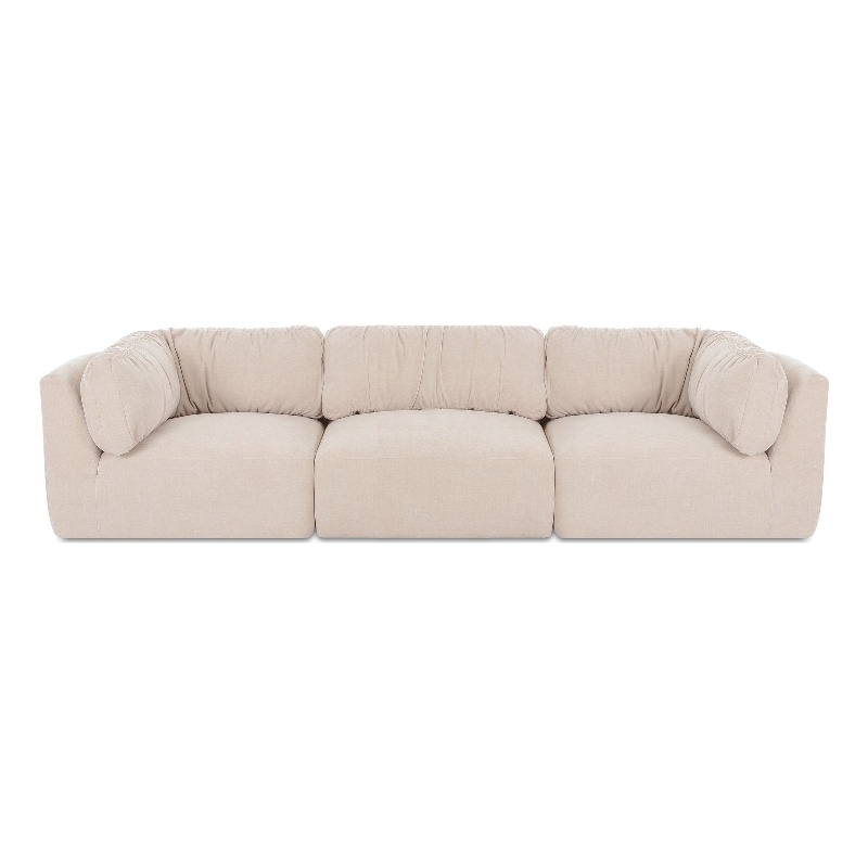 Moe's Home Collection Matina Modular Sofa Fabric Beige