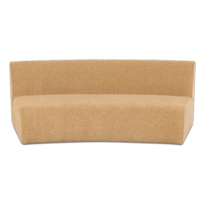 Moe's Home Collection Naomi Modular Sofa Fabric Yellow