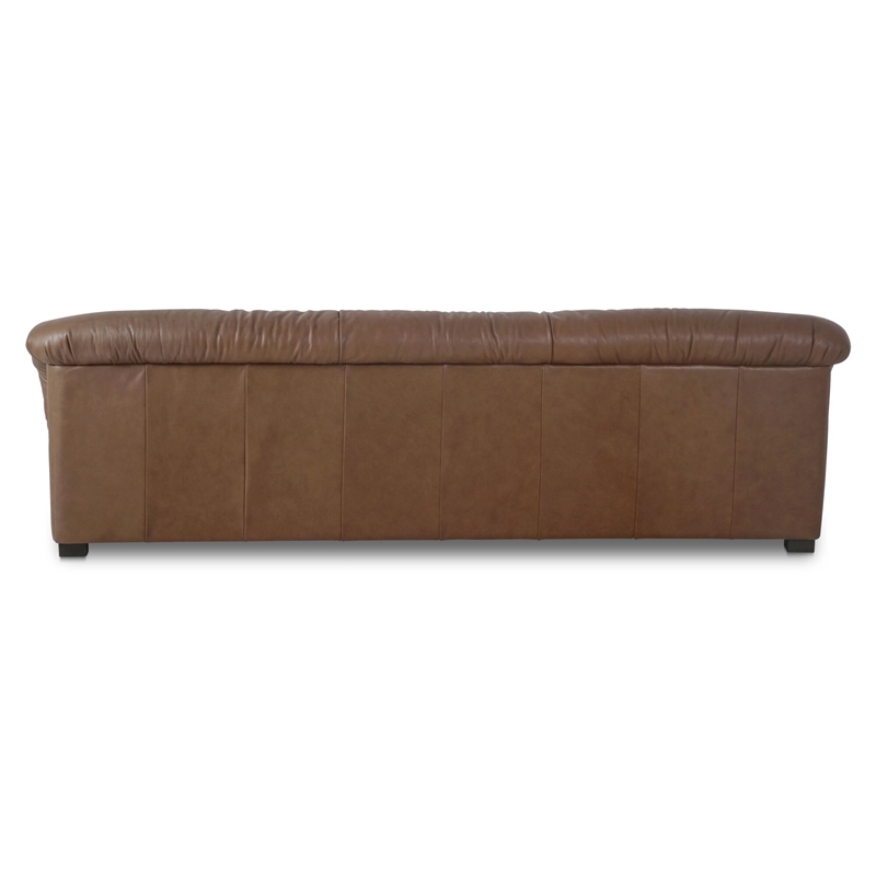 Moe's Home Collection Halston Sofa Leather Brown