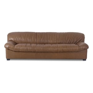 Moe's Home Collection Halston Sofa Leather Brown