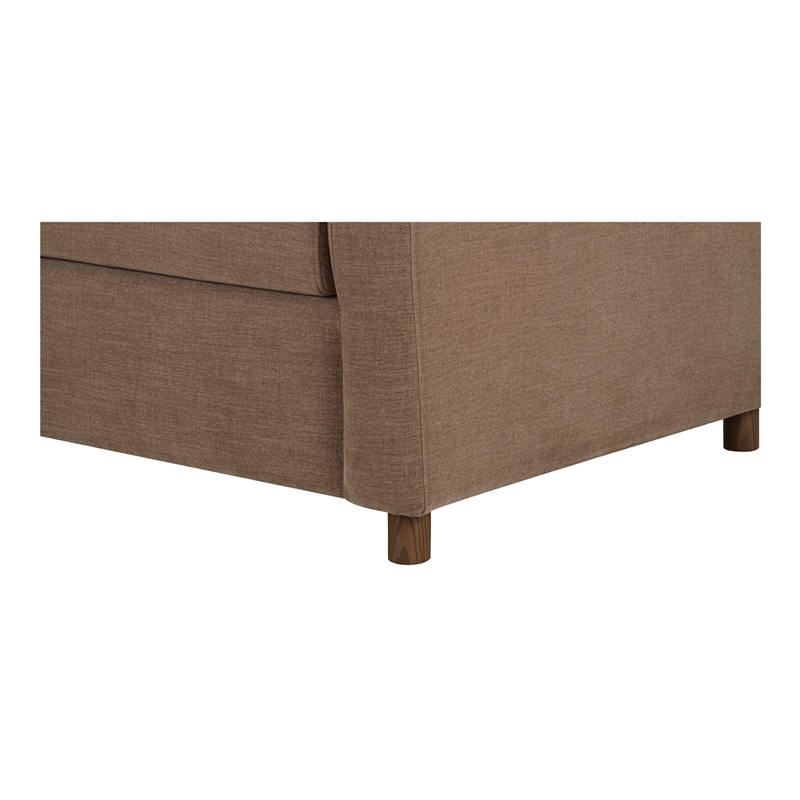 Moe's Home Collection Finch Sofa Fabric Brown