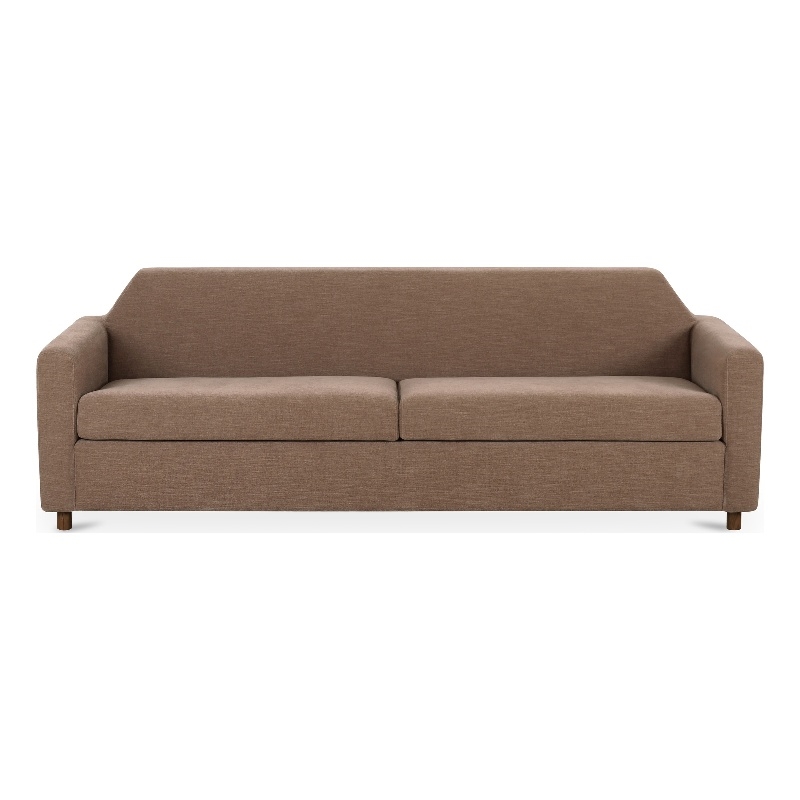 Moe's Home Collection Finch Sofa Fabric Brown