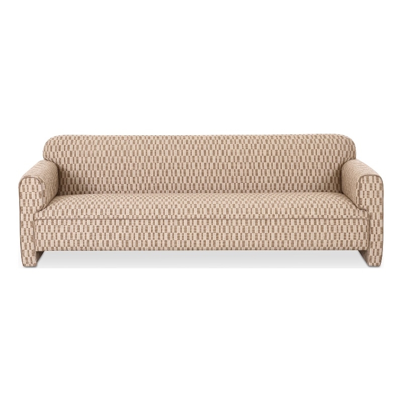 Moe's Home Collection Leo Sofa Fabric Taupe
