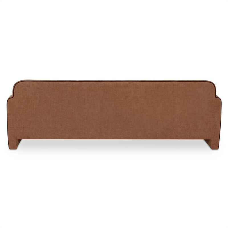 Moe's Home Collection Leo Sofa Fabric Brown