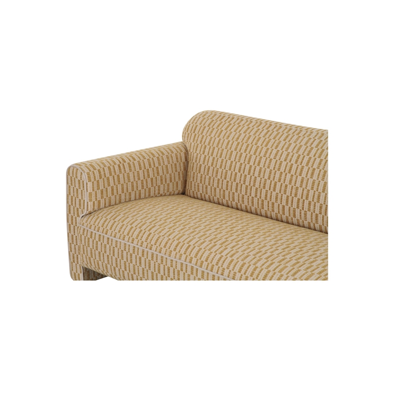 Moe's Home Collection Leo Sofa Fabric Green