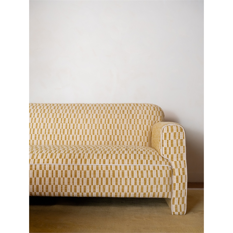 Moe's Home Collection Leo Sofa Fabric Green