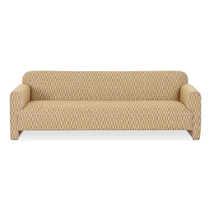 Moe's Home Collection Leo Sofa Fabric Green