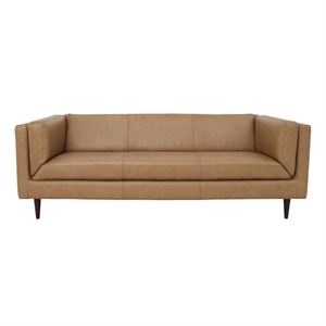 Moe's Home Collection Woods Sofa Leather Brown