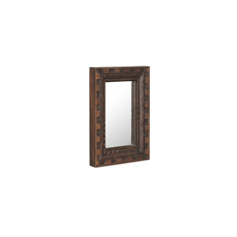 Moe's Home Collection Holland Mirror Wood Brown