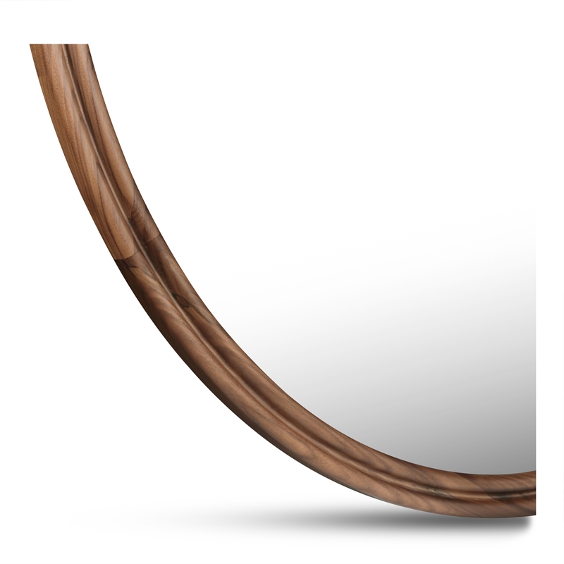 Moe's Home Collection Alcott Mirror Wood Brown