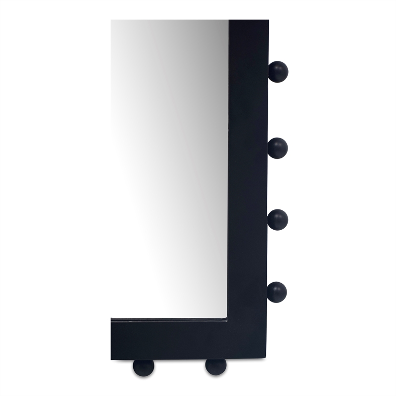 Moe's Home Collection Figaro Mirror Metal Black