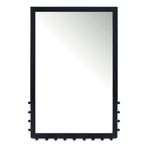 Moe's Home Collection Figaro Mirror Metal Black
