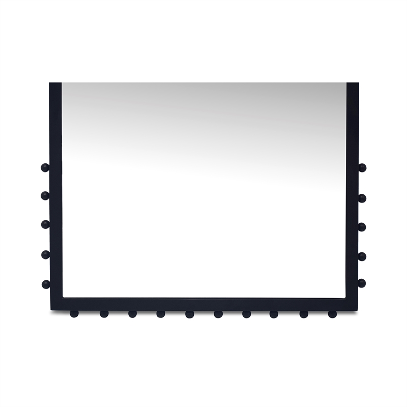 Moe's Home Collection Figaro Mirror Metal Black
