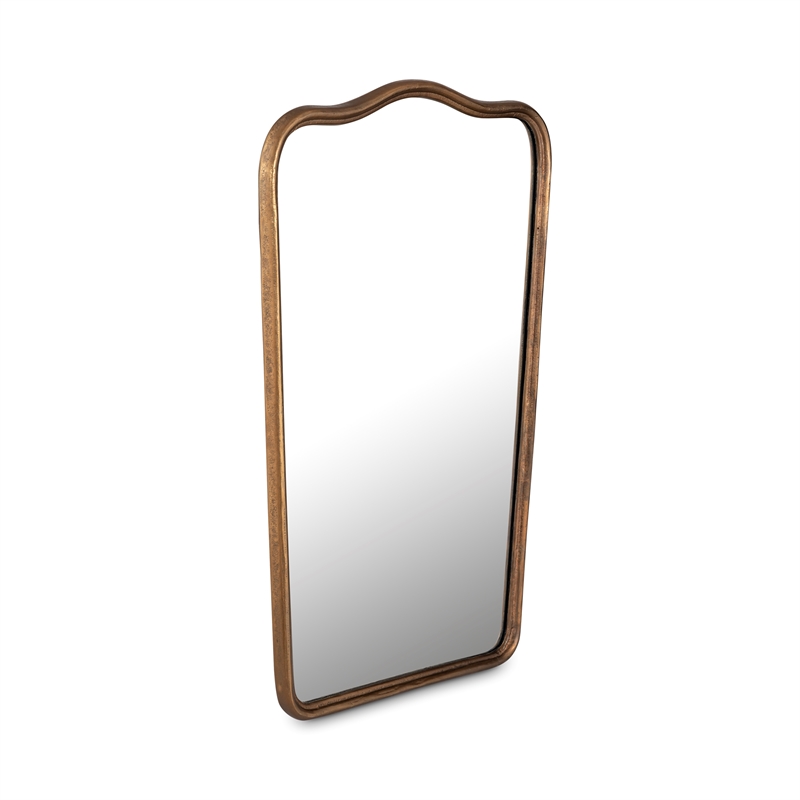 Moe's Home Collection Keyes Mirror Metal Yellow