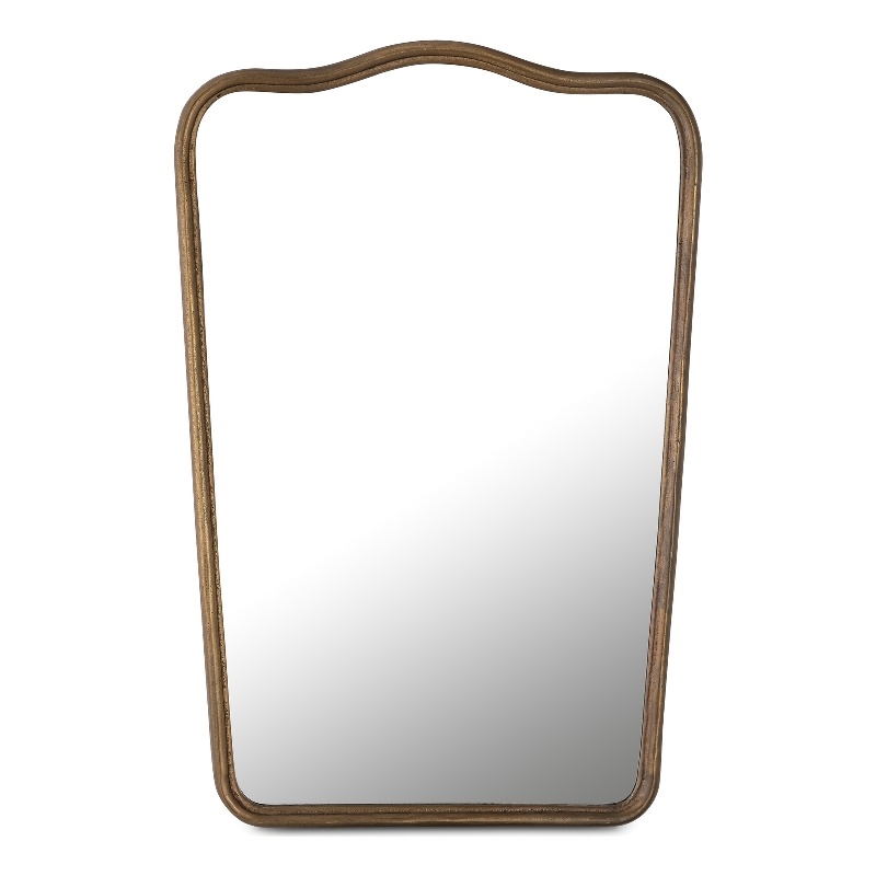 Moe's Home Collection Keyes Mirror Metal Yellow