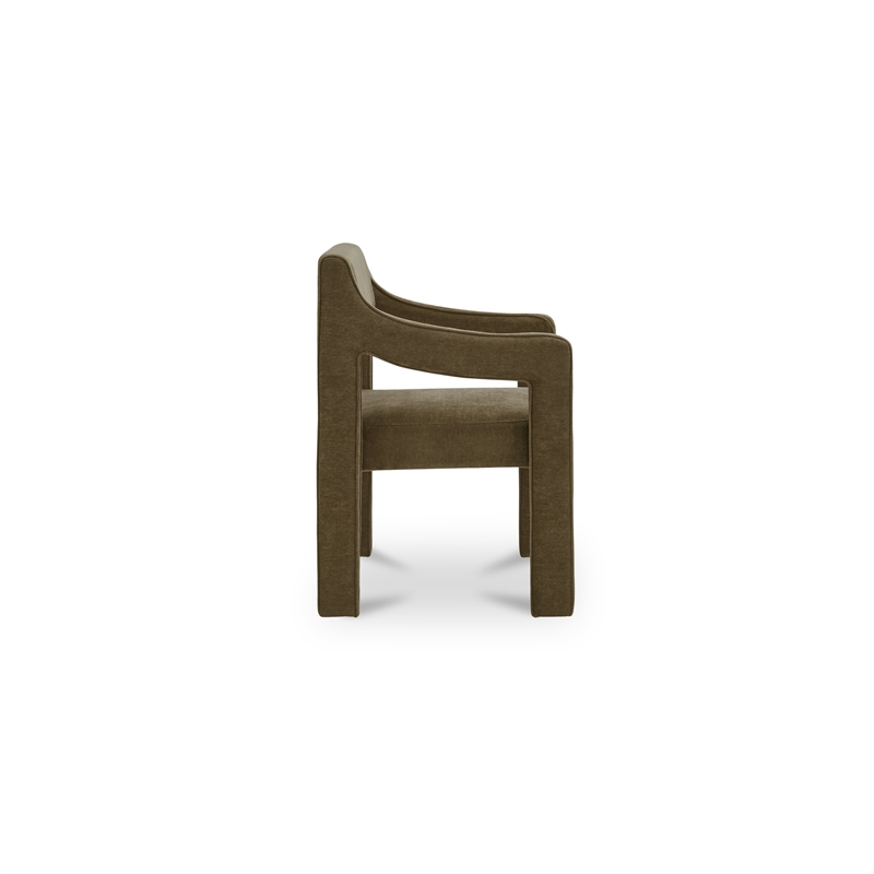 Moe's Home Collection Elise Dining Chair Fabric Green