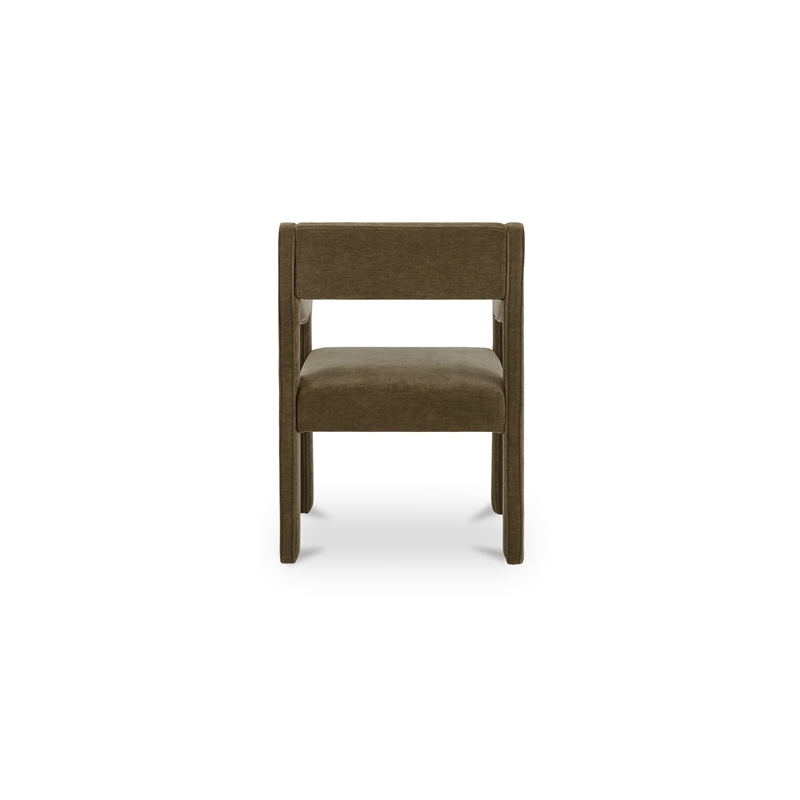 Moe's Home Collection Elise Dining Chair Fabric Green