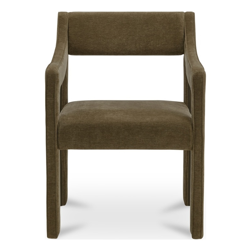 Moe's Home Collection Elise Dining Chair Fabric Green