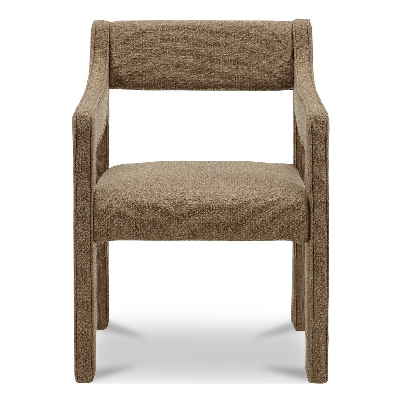 Moe's Home Collection Elise Dining Chair Fabric Brown