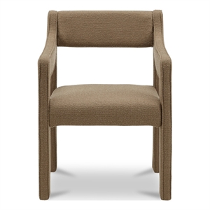 Moe's Home Collection Elise Dining Chair Fabric Brown
