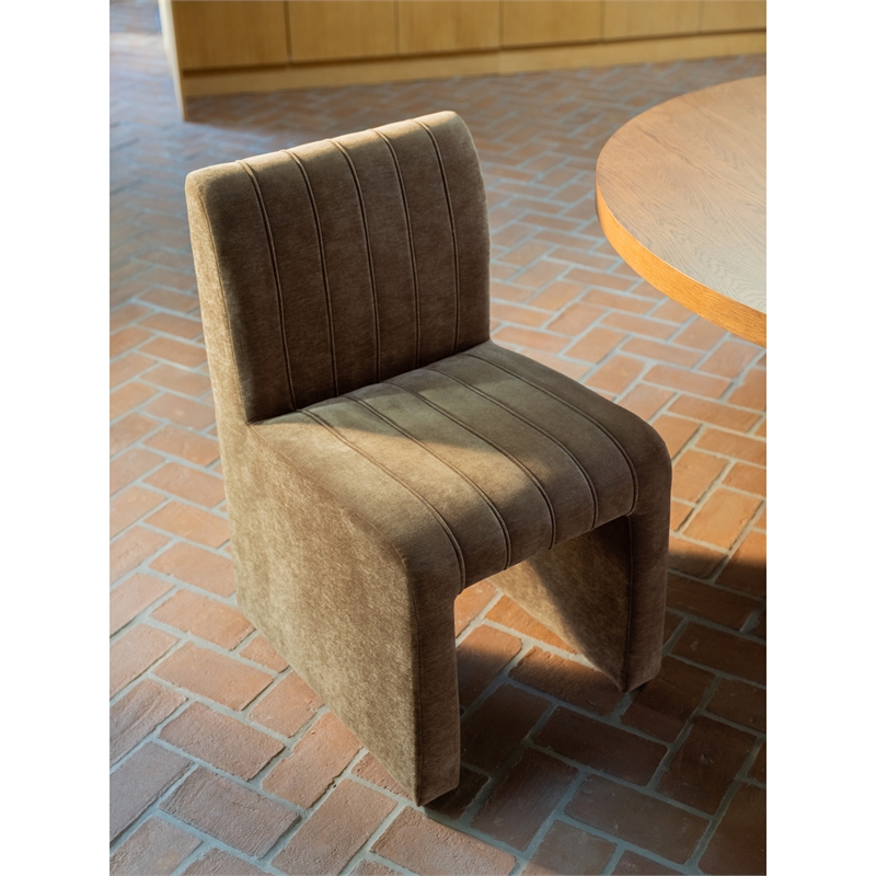 Moe's Home Collection Sally Dining Chair Fabric Green