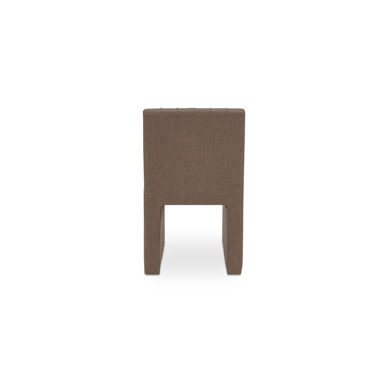Moe's Home Collection Sally Dining Chair Fabric Brown