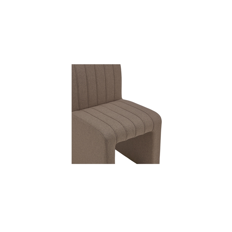 Moe's Home Collection Sally Dining Chair Fabric Brown