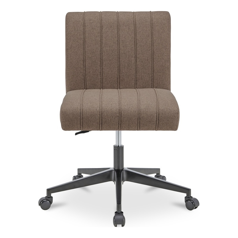 Moe's Home Collection Sally Office Chair Fabric Brown