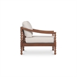 Moe's Home Collection Delilah Outdoor Chair Wood Brown