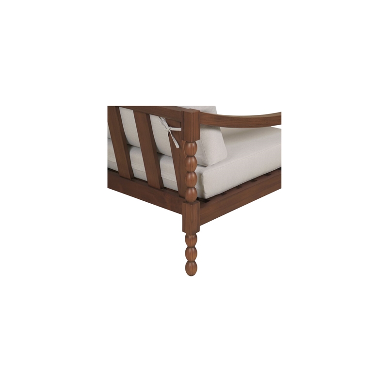 Moe's Home Collection Delilah Outdoor Chair Wood Brown