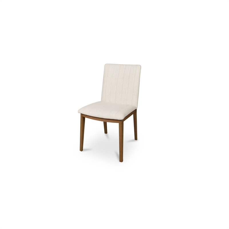 Moe's Home Collection Demi Dining Chair Fabric White