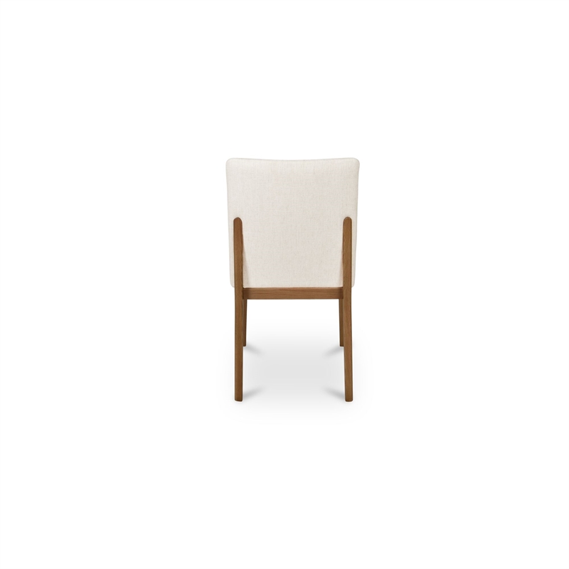 Moe's Home Collection Demi Dining Chair Fabric White