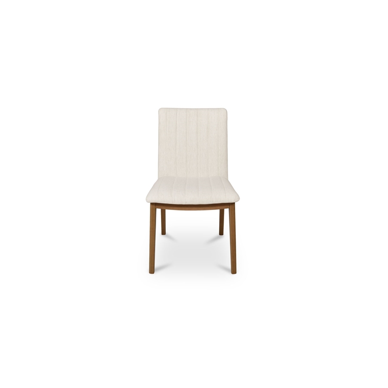 Moe's Home Collection Demi Dining Chair Fabric White