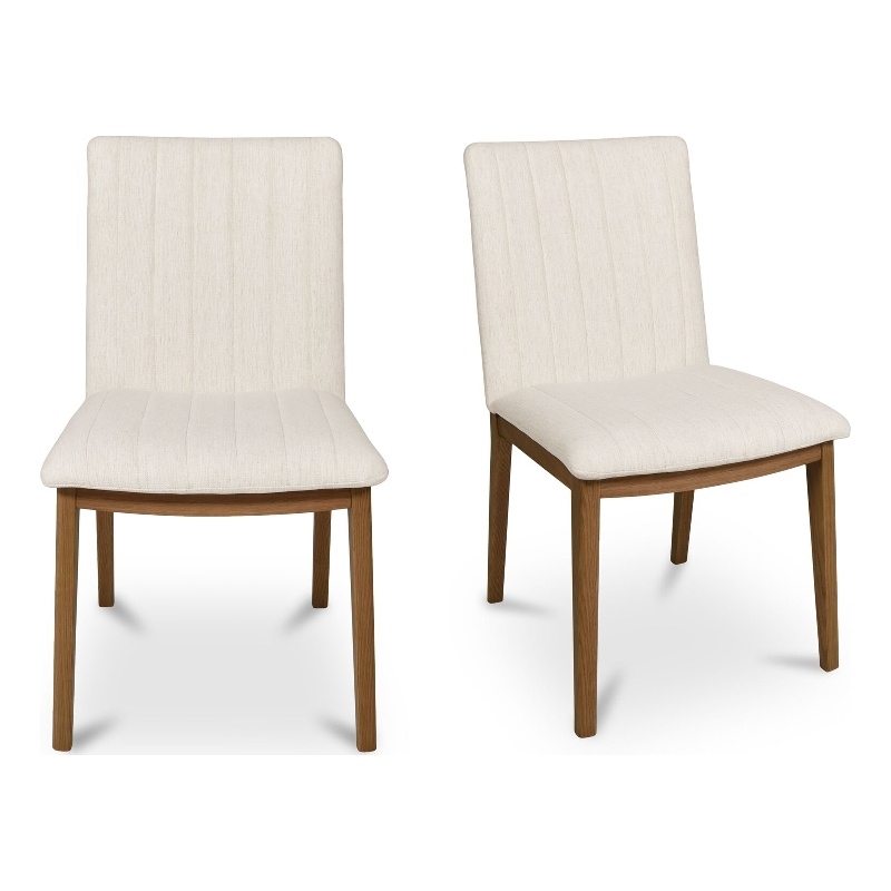 Moe's Home Collection Demi Dining Chair Fabric White