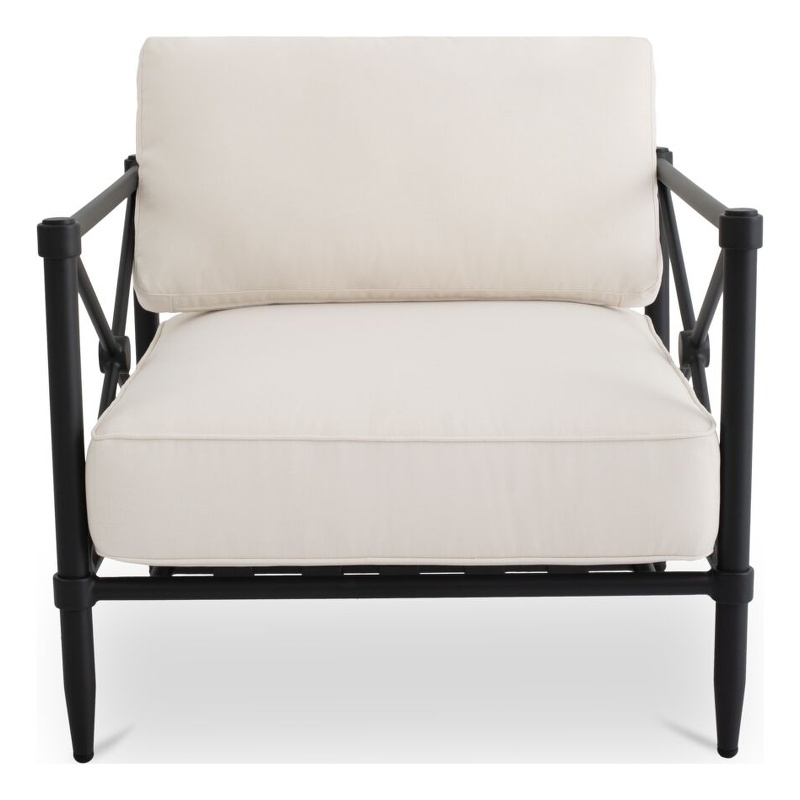 Moe's Home Collection Willow Outdoor Chair Fabric White