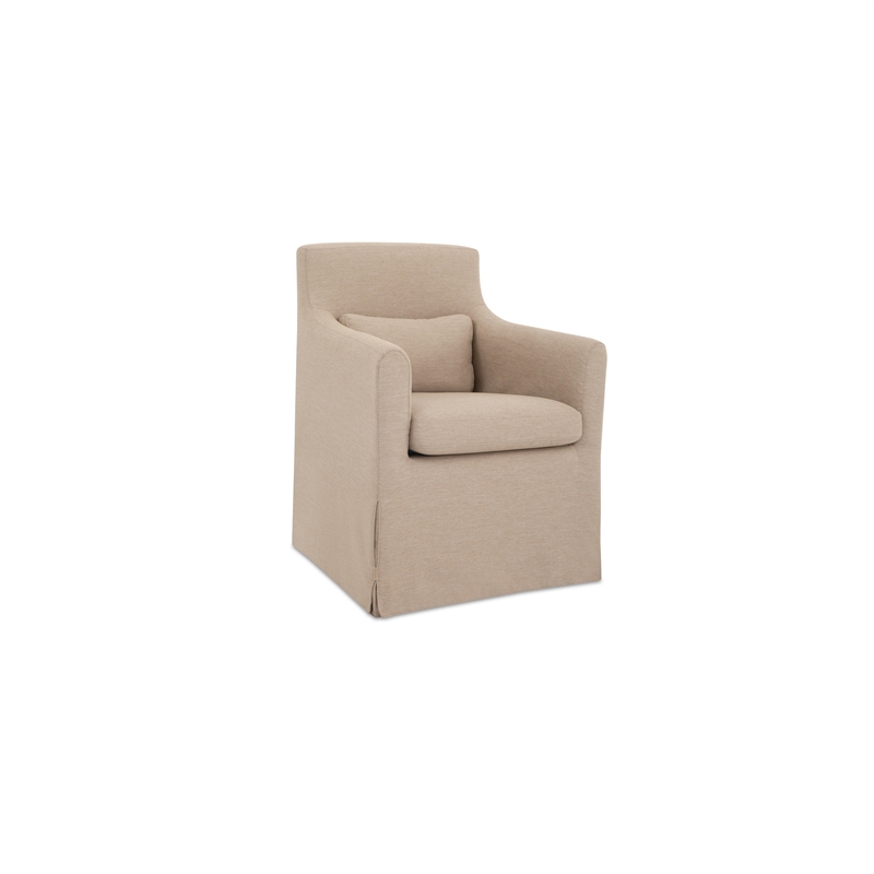 Moe's Home Collection Lydia Outdoor Chair Fabric Brown