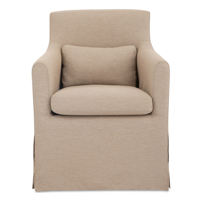 Moe's Home Collection Lydia Outdoor Chair Fabric Brown