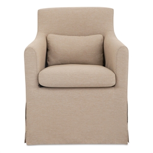 Moe's Home Collection Lydia Outdoor Chair Fabric Brown