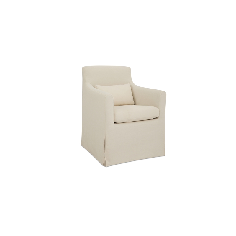 Moe's Home Collection Lydia Outdoor Chair Fabric White