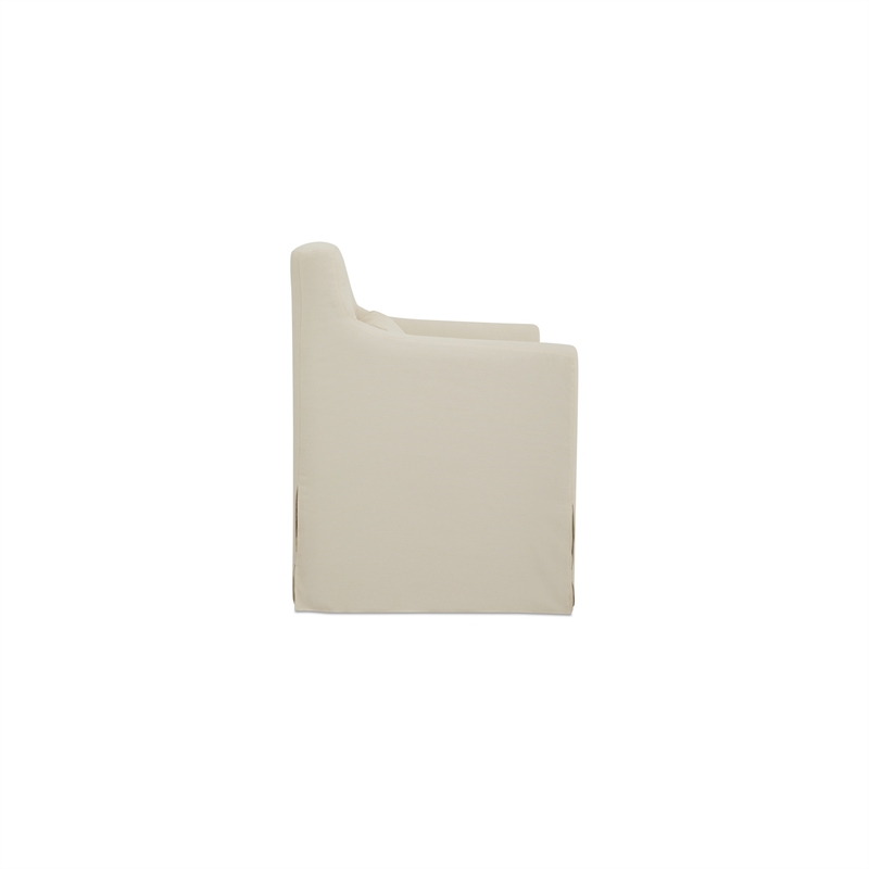 Moe's Home Collection Lydia Outdoor Chair Fabric White
