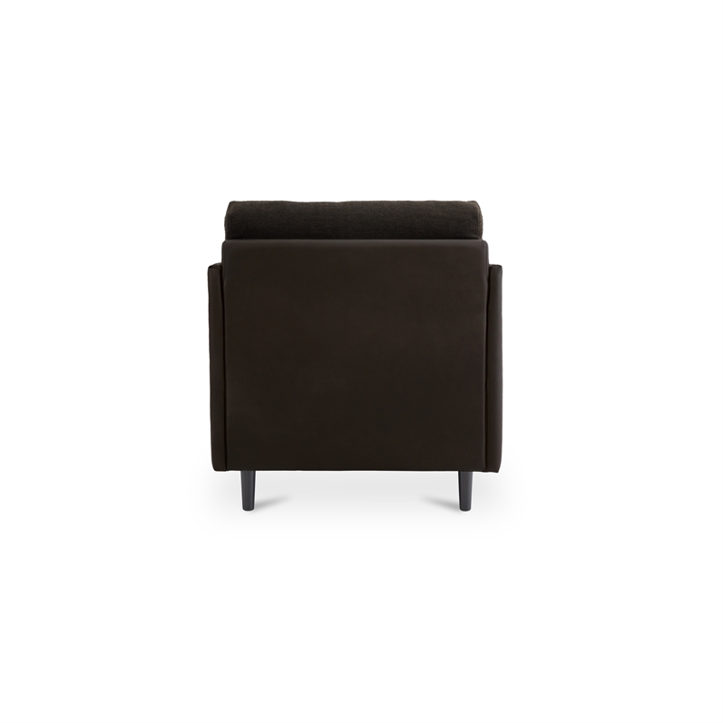 Moe's Home Collection Teller Accent Chair Fabric Black