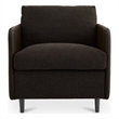 Moe's Home Collection Teller Accent Chair Fabric Black