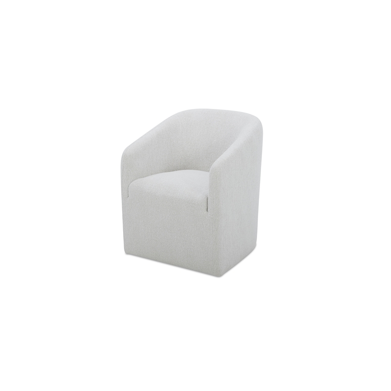 Moe's Home Collection Sandy Dining Chair Fabric White