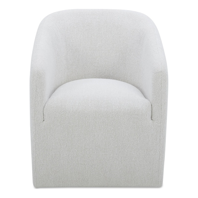 Moe's Home Collection Sandy Dining Chair Fabric White