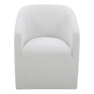 Moe's Home Collection Sandy Dining Chair Fabric White