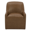 Moe's Home Collection Maisie Dining Chair Leather Tan