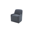 Moe's Home Collection Maisie Dining Chair Fabric Blue