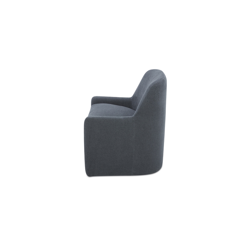 Moe's Home Collection Maisie Dining Chair Fabric Blue