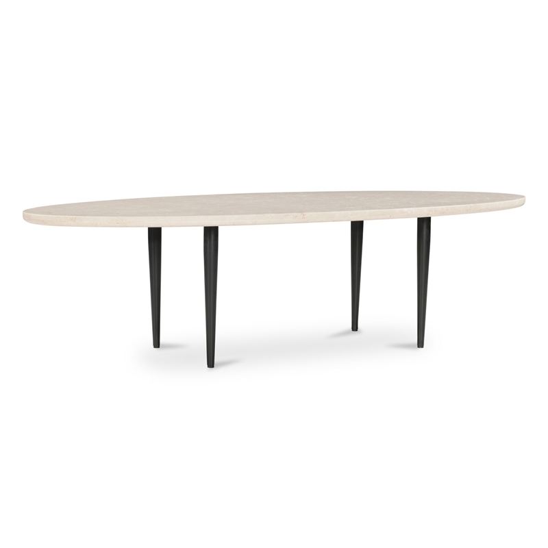 Moe's Home Collection Winona Coffee Table Stone Beige